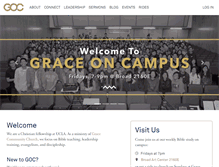 Tablet Screenshot of graceoncampus.org